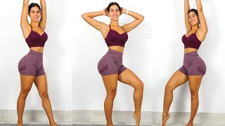 Slim Stomach Round Butt and Sexy Legs Home Workout No Equipment Needed [upl. by Kcim336]