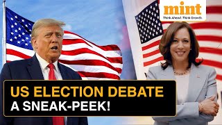 US Election 2024 Ahead Of The Mega Donald Trump Vs Kamala Harris Debate A Short Preview [upl. by Katusha]