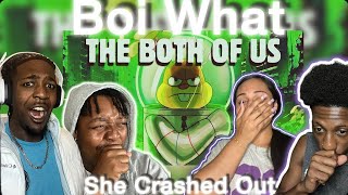 Her First Time Hearing Boi What  The Both Of Us  Official Music Video  ft StaxReacts [upl. by Llerehc]