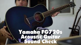 Yamaha FG720S Acoustic Guitar Sound Check  Demo [upl. by Llemej]