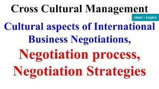 Cultural aspects of international business negotiations Negotiation process Negotiation Strategies [upl. by Guadalupe288]