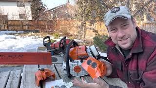 Stihl Chainsaws how to Build a better air box I use Frogzskin vents and give all my secrets 😳😜👍 [upl. by Nirro]