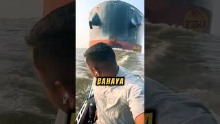 Cowo Ini Lagi Tes NYAWA❗😲 videoviral kapal videoshort [upl. by Sirdi]