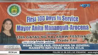 MSME Trade Fair isinagawa sa General Mamerto Natividad Nueva Ecija [upl. by Nador]