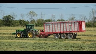 Biggest Pöttinger Jumbo 10010 amp John Deere 8 R [upl. by Dat746]