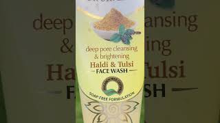 skinwhitening facewashvlcc skin brightening haldi and chandan face wash reviewshortdytshorts [upl. by Claresta]