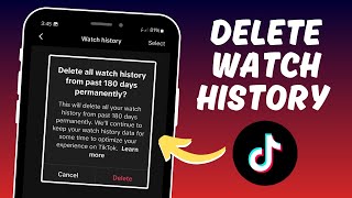 How to ClearDelete TikTok Watch History 2024 [upl. by Notgnilliw]