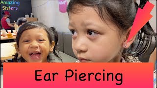 Ear Piercing in Lovisa  Elise Ear Piercing Experience [upl. by Ardis636]