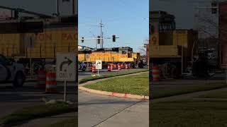 UP GP60 Crossing 72nd St [upl. by Schaffel]