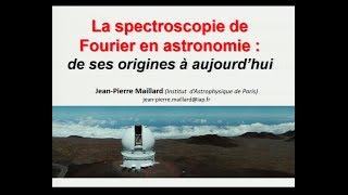 La spectroscopie de Fourier en astronomie  de ses origines à nos jours [upl. by Akiwak]