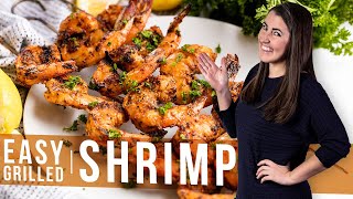 How to Make Easy Grilled Shrimp  The Stay At Home Chef [upl. by Dripps]