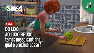 🔴 DO LIXO AO LUXO BRUXO TEMOS NOSSO CANTINHO E AGORA  Desafio The Sims 4 thesims4 [upl. by Ahsekam]