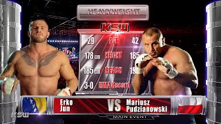 KSW Free Fight Mariusz Pudzianowski vs Erko Jun [upl. by Bear]