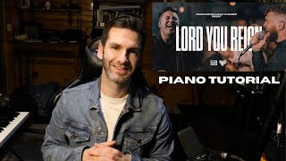 Lord You Reign  Infinite Worship amp Heart of Worship  Piano Tutorial  Jonathan Stephens Music [upl. by Ciro310]