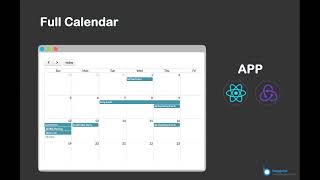 FullCalendar  React  Node  Sequelize  Postgresql  Redux  APP  2 [upl. by Imrots562]