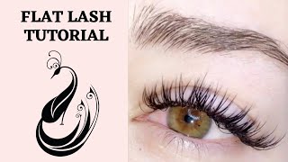 Flat EyeLash Extensions Tutorial  Classic Matte Look Using Yegi Flat Lashes [upl. by Hube494]