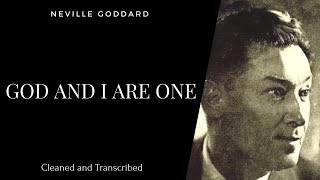 Neville Goddard  God And I Are One  1972 Lecture  Own Voice  Full Transcription  Subtitles 🙏 [upl. by Pantheas381]