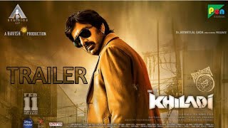 Khiladi Ravi Teja  Trailer  Meenakshi Chaudhary  Dimple Hayati  Arjun Sarja  Khiladimovie [upl. by Aerdnat]