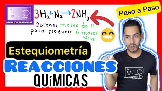 ✅ESTEQUIOMETRÍA en ECUACIONES QUÍMICAS MUY FÁCIL PASO a PASO👍 QUÍMICA [upl. by Aeneus641]