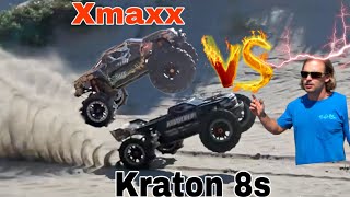 Traxxas Xmaxx VS Kraton 8s EXB [upl. by Cartwright]