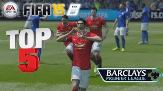 Top 5 Goals Scored in the Premier League So Far  20142015  FIFA 15 Remake [upl. by Annayehc]