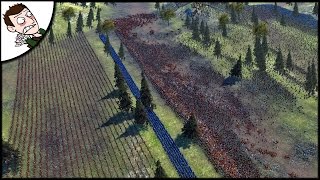 Huge 30000 Medieval France v England Battle of Agincourt  Ultimate Epic Battle Simulator Gameplay [upl. by Arreik]