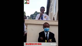 TALENT Christ The King Igembe school student reading sport news [upl. by Notlit]