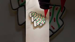 Who’s ready for some sweet holiday treats 🤍🎄christmastree cookiedecorating tree littledebbie [upl. by Zachery889]