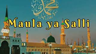 Maula Ya Salli wa sallim Naat shrif  Use Hadephone 🎧  Mind relaxed [upl. by Etterrag]