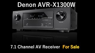 Denon AVR X1300W 72 Av Receiver Open BoxFor Sale [upl. by Thera346]