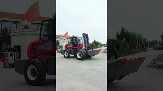 4WD 36Ton China Allterrain Offroad Fork Lift 3500KG Mini Forklift Trucksforklift shorts [upl. by Inalaek]