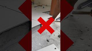 Tile installation trick construction tricks tileinstallation [upl. by Cohbert905]