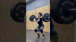 Thruster 185LB 크로스핏 크로스핏춘천 크로스핏카키 운동 [upl. by Lavery]