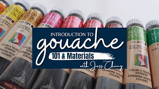 Introduction to Gouache 101 and Materials [upl. by Jenesia47]