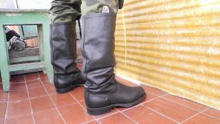 Jackboots soldiers boots \ Юфтевые солдатские сапоги [upl. by Ttsepmet]