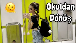 Okuldan dönüş vlog [upl. by Nilyahs]