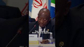 Israels military action against the people of Gaza is genocide Ramaphosa says [upl. by Maggee]