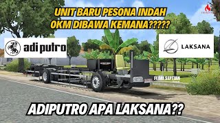 ALHAMDULILAH BUS PESONA INDAH 0KM sasis Hino RM280 ke Adiputro apa Laksana ya [upl. by Naed]