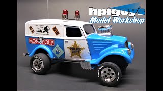 1933 Willys Panel Paddy Wagon Gasser Monopoly 85th 125 Scale Model Kit Build Review MPC924 [upl. by Etterual94]