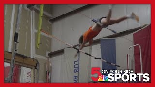 Pole vault prodigy from Edwardsville etches his name in the world record books [upl. by Elaen]