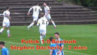 Pollok v Benburb  23rd April 2024  Just the Goals [upl. by Liscomb816]