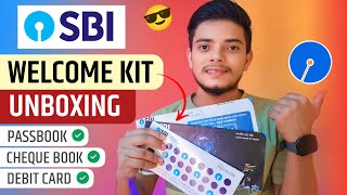 SBI Welcome Kit Unboxing 2024  SBI Zero Balance Savings Account Welcome Kit  SBI Savings Account [upl. by Burton817]