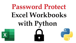 Password Protect Excel Workbooks with Python using win32com  Data Automation [upl. by Glaser760]