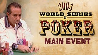 WSOP 2003 Main Event  Day 4 with Sammy Farha Phil Ivey amp Phil Hellmuth [upl. by Aznarepse]