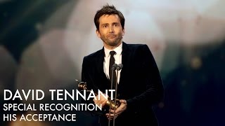 NTA 2015 David Tennants Special Recognition  His Acceptance [upl. by Emilio446]