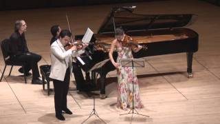 Moszkowski Suite for Two Violins amp Piano  3rd mvt  G Schmidt B Hristova V Asuncion [upl. by Ernald16]