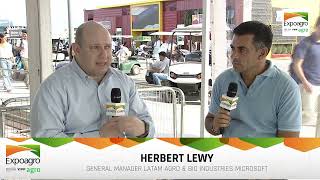 Entrevista a Herbert Lewy  Microsoft  Expoagro [upl. by Lucilia]