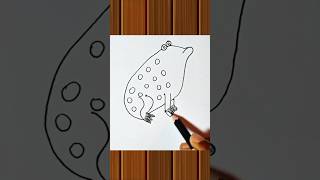 Frog drawing  How to draw a frog shorts [upl. by Amzaj]