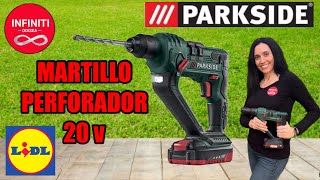 MARTILLO PERFORADOR PARKSIDE pabh 20 LIDL [upl. by Jehial708]