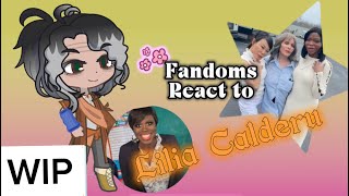 WIP Fandoms react to Lilia Calderu  Agatha all Along  PUT IN 2X [upl. by Duma]